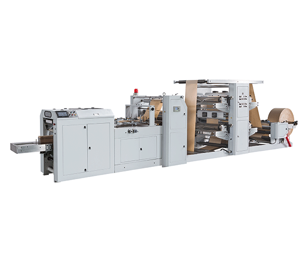LSD-400+LST-4700 Automatic High Speed Paper Bag Machine With Flexo Printing inline