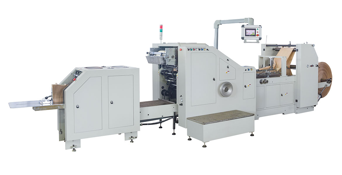 LSB-200 High Speed Auto Kraft Paper Square Bottom Paper Bag Making Machine