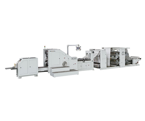 LSB-320+LST-41100 Roll Feeding Flexo Printing Square Bottom Paper Bag Making Machine
