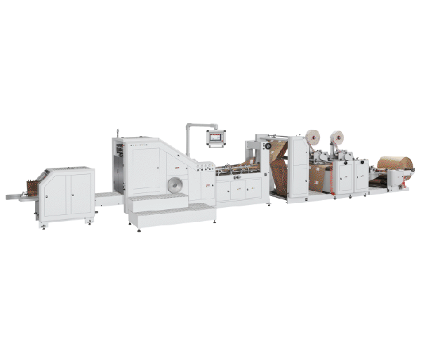 LSB-330D+TP Fully Automatic Patch Punching Handle Paper Bag Making Machine