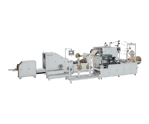 LSB-330L-F Fully Automatic Roll Fed Flat Rope Handle Paper Bag Machine