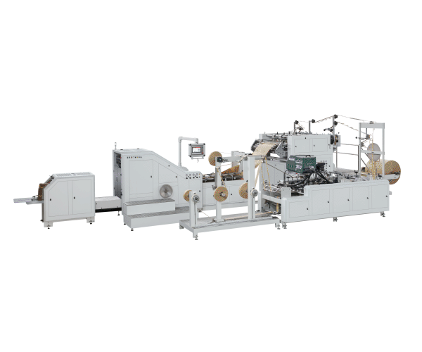 LSB-450-F Fully Automatic Roll Fed flat rope Handle Paper Bag Machine