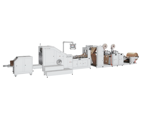 LSB-450XLD+TP Fully Automatic Patch Punching Handle Paper Bag Making Machine