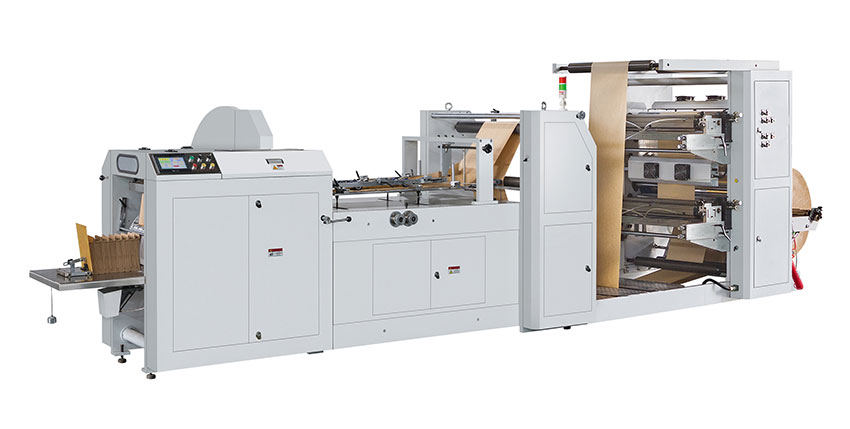 LMD-600G+LST-2700J Automatic High Speed Flexo Printing Paper Bag Making Machine