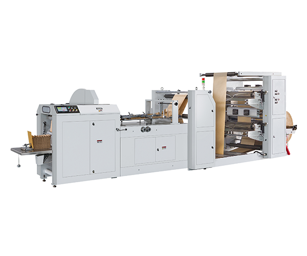 LMD-600G+LST-2700J Automatic High Speed Flexo Printing Paper Bag Making Machine